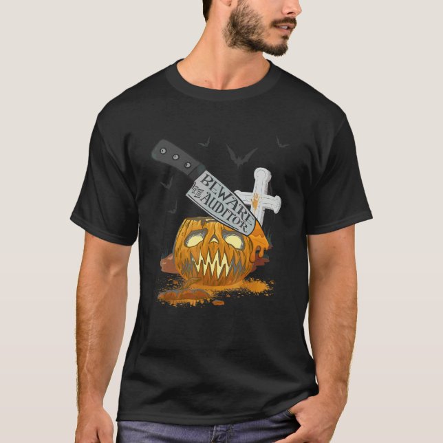 T-shirt Auditeur  fête d'Halloween (Devant)