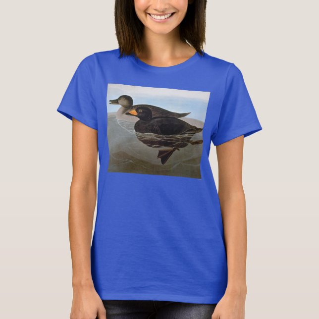 T-shirt Audubon : Black Scoter (Devant)