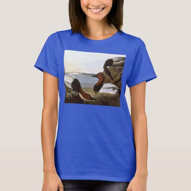 T-shirt Audubon: Canvasback (Devant)