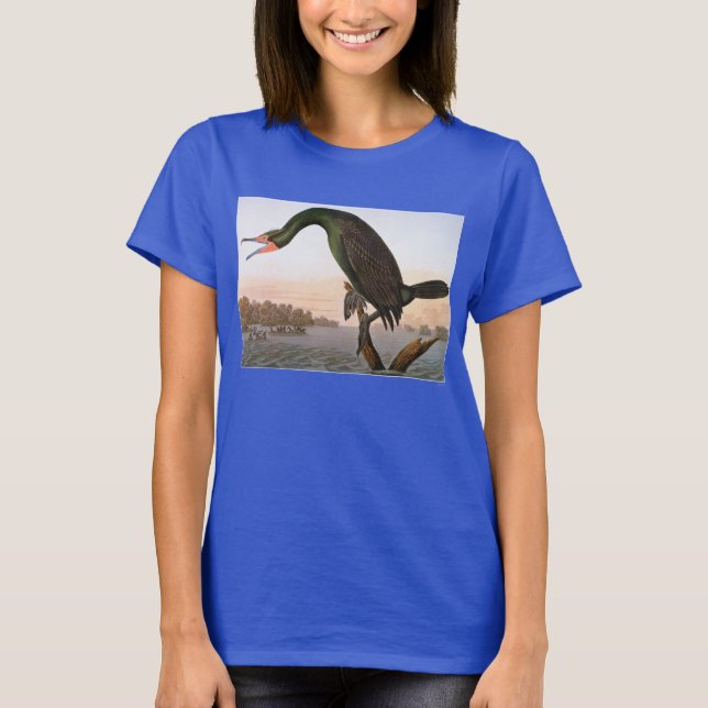 T-shirt Audubon : Double Crested Cormorant (Devant)