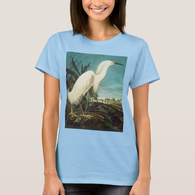 T-shirt Audubon : Egret (Devant)