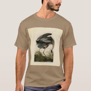 T-shirt Audubon Great Blue Heron Marsh Bird