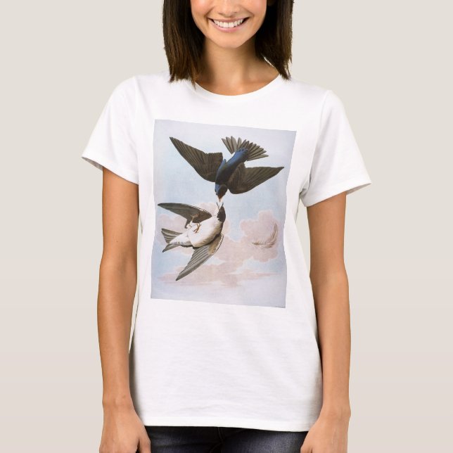 T-shirt Audubon : Hirondelle d'arbre (Devant)