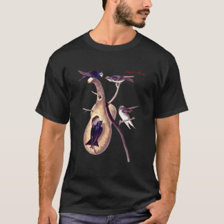 T-shirt Audubon Purple Min North American Birds Education 
