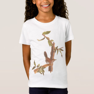 T-Shirt Audubon's Bewick's long Tail Wren Song Bird