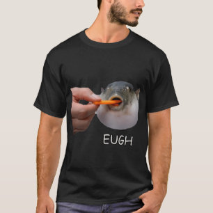 T-shirt Augh, eugh (Poisson-lune mangeant une carotte)