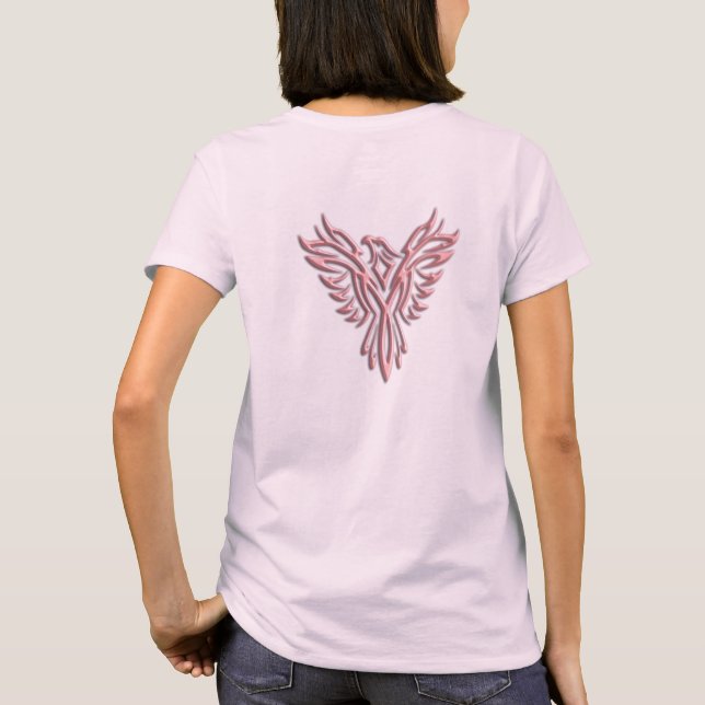 T-shirt Augmentation rose-clair de Phoenix (Dos)