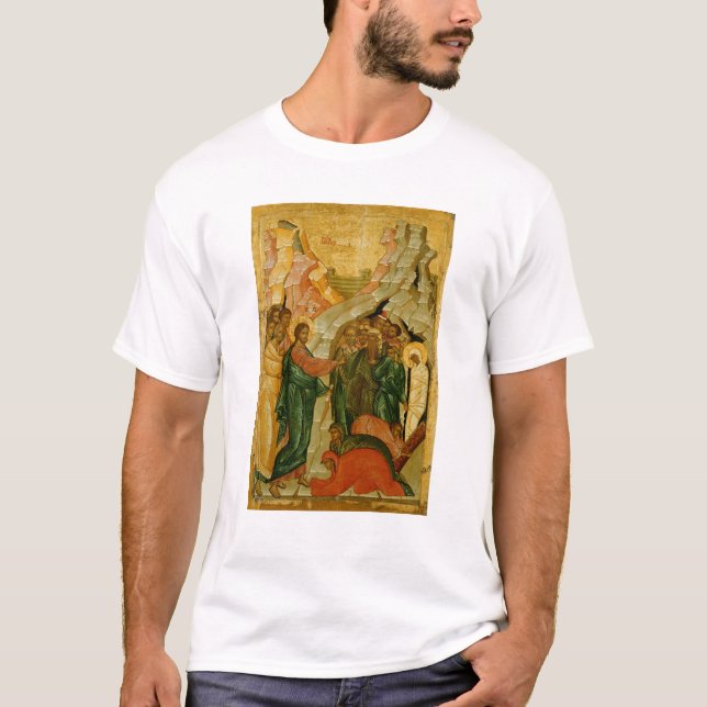 T-shirt Augmenter de Lazarre, icône russe (Devant)