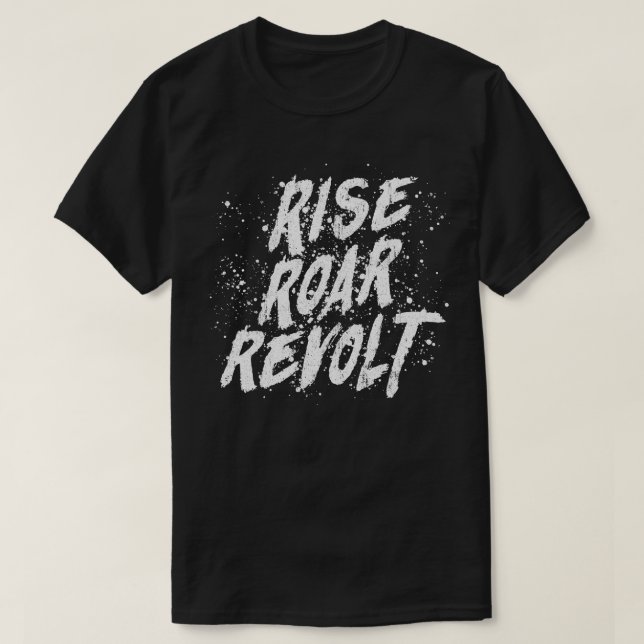T-SHIRT AUGMENTER LA RÉVOLTE DE RACINE (Design devant)