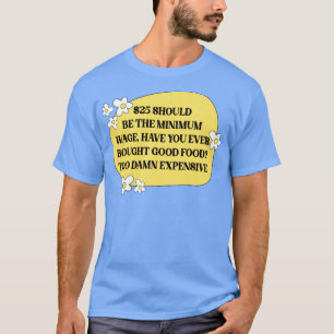 T-shirt Augmenter Le Salaire Minimum