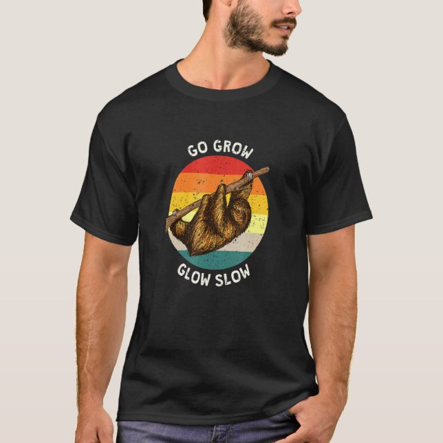 T-shirt Augmenter Lentement Fente Fente Fente Inspirationn (Devant)