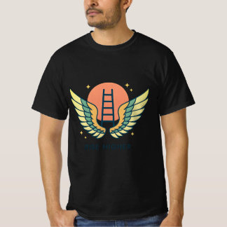 T-shirt Augmenter les ailes Vintages supérieures Tee