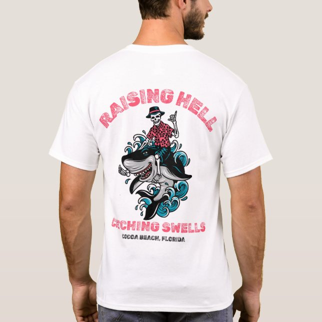 T-shirt Augmenter les coquilles de l'enfer par AF salée (Dos)