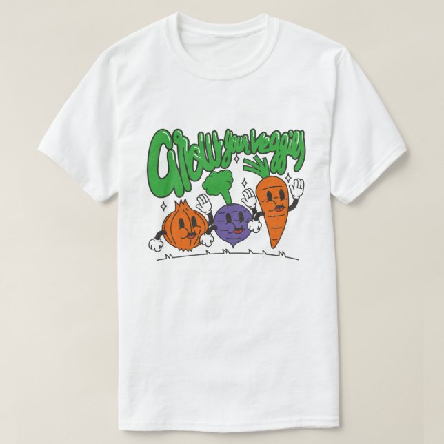 T-shirt Augmentez vos Légumes (Design devant)