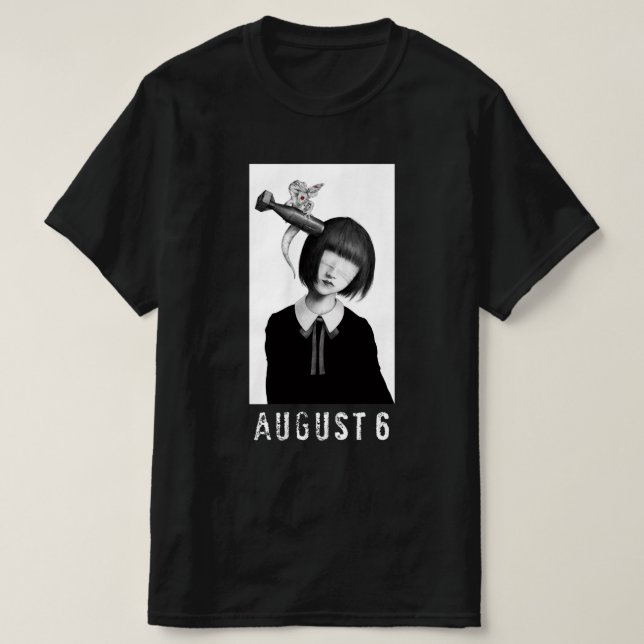 T-shirt August 6 (Design devant)