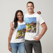 T-shirt August Macke - paysage rocheux (Unisex)