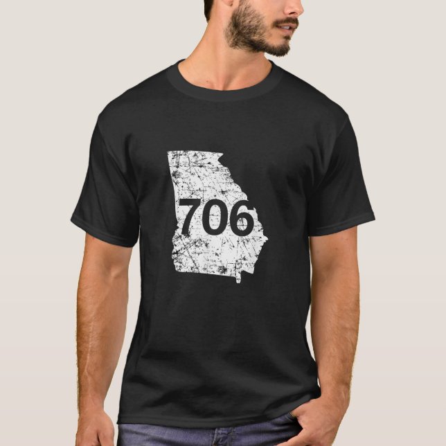 T-shirt Augusta Athens Rome Code régional 706 Chemise Géor (Devant)