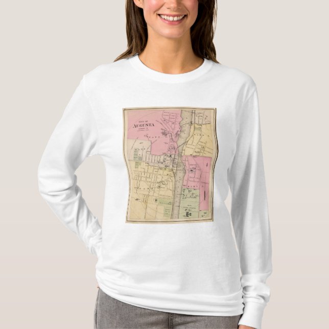 T-shirt Augusta, le comté de Kennebec (Devant)