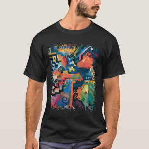 T-shirt Auguste Macke - Hommage À L'Art Moderne Abstrait