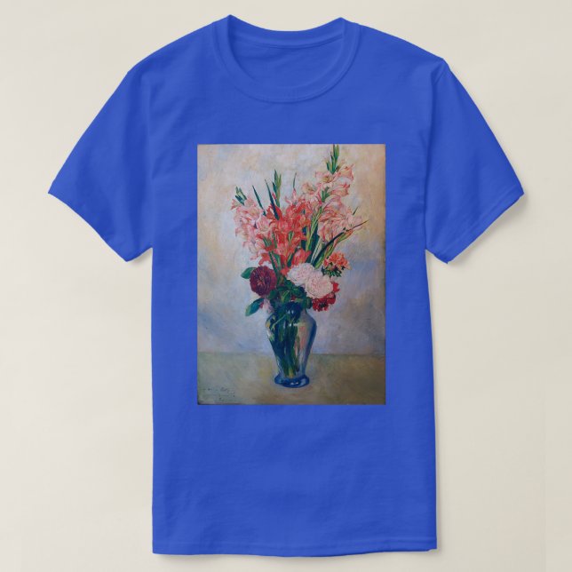T-shirt Auguste Renoir Gladioli 1885 (Design devant)