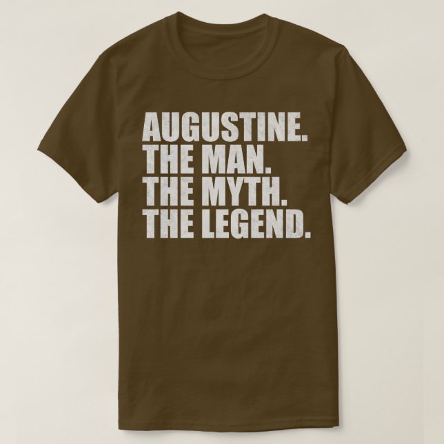 T-shirt Augustine Nom Augustine Prénom Augustine (Design devant)