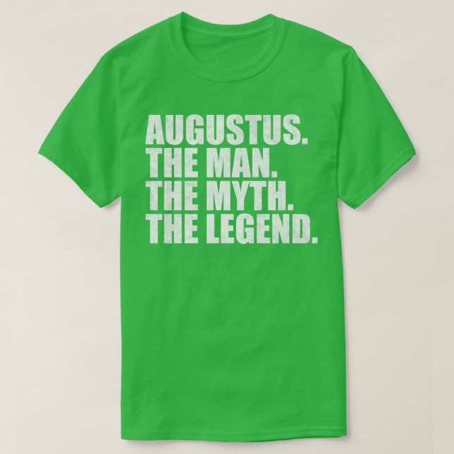 T-shirt AugustusAugustus Nom Augustus prénom (Design devant)