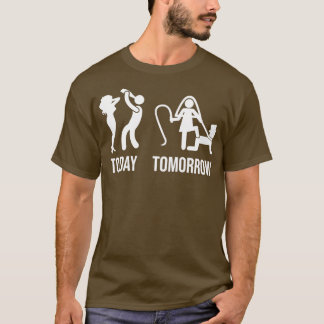T-shirt Aujourd'hui demain Groom Bachelor Party Funky Mari