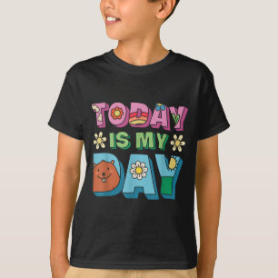 T-shirt Aujourd'hui Est Le Jour De La Marmotte Drôle Femme