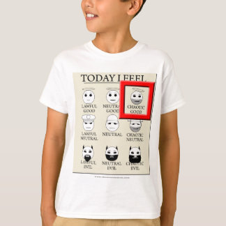 T-shirt Aujourd'hui je sens bon chaotique
