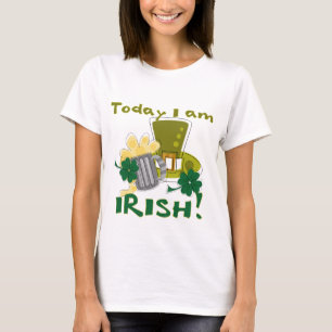 T-shirt Aujourd'hui je suis irlandais