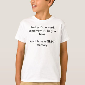 T-shirt Aujourd'hui, je suis un ballot. Demain, je serai