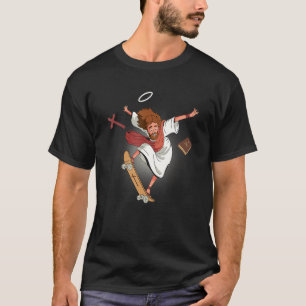 T-shirt Aujourd'hui pas Jésus Satan chèvre Satané arc-en-c