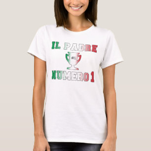 T-shirt Aumônier Numero de l'IL 1 papa #1 dans la fête d