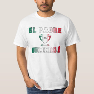 T-shirt Aumônier Número d'EL 1 papa #1 dans la fête des