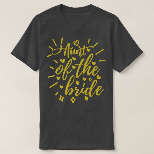 T-shirt Aunt Of The Bride  (Design devant)