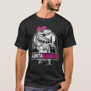 T-shirt Auntasaurus T Rex Dinosaur Auntie Saurus Mère