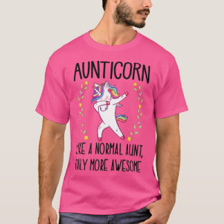 T-shirt Aunticorn Dabbing Unicorn Tante Cadeau pour tante