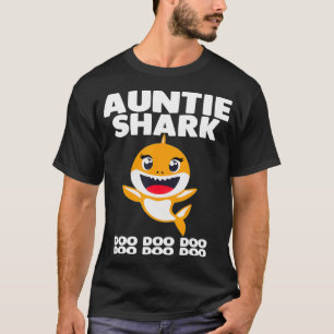 T-shirt Auntie Shark Cadeau mignonne bébé requin Design 