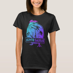 T-shirt Auntiesaurus Rex Dinosaur Auntie Saurus Famille Ma