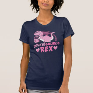 T-shirt Auntiesaurus Rex Dinosaur Cadeau pour Tante