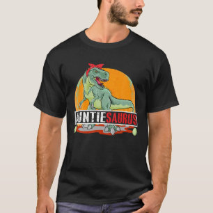 T-shirt AUNTIESAURUS T Rex Dinosaur Auntie Saurus Birthday