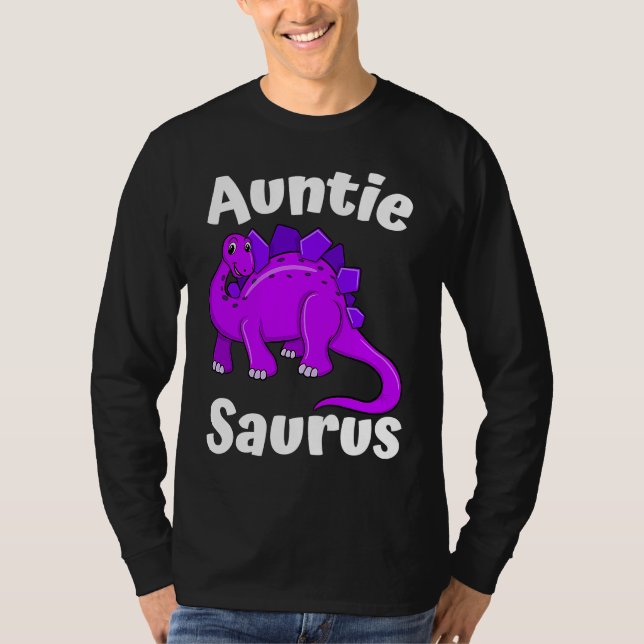 T-shirt Auntsaurus Aunt Dinosaur  Dino (Devant)