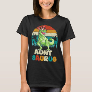 T-shirt Auntsaurus Rex Dinosaur Tante Saurus Famille Match