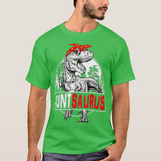 T-shirt Auntsaurus T rex Dinosaur Aunt Saurus Family Match