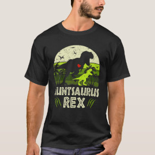 T-shirt Auntsaurus T Rex Dinosaur Tante Saurus Family Matc