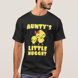 T-shirt Auntys Little Nugget Chicken Tante Tita Nuggies Ti