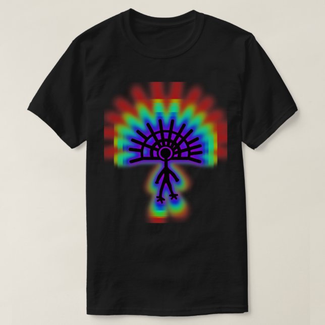 T-shirt Aura arc-en-ciel (Design devant)