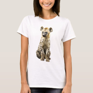 T-shirt Aura de la savane : un jeune hyène captivant