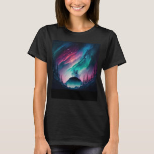 T-shirt aurora boréale de l'Alaska