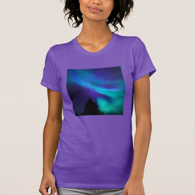 T-shirt Aurora Borealis | Canada Ontario Sudbury (Devant)